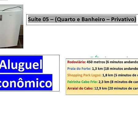 Cabo Frio - Suites - Jardim Flamboyant - Aluguel Economico Exteriér fotografie