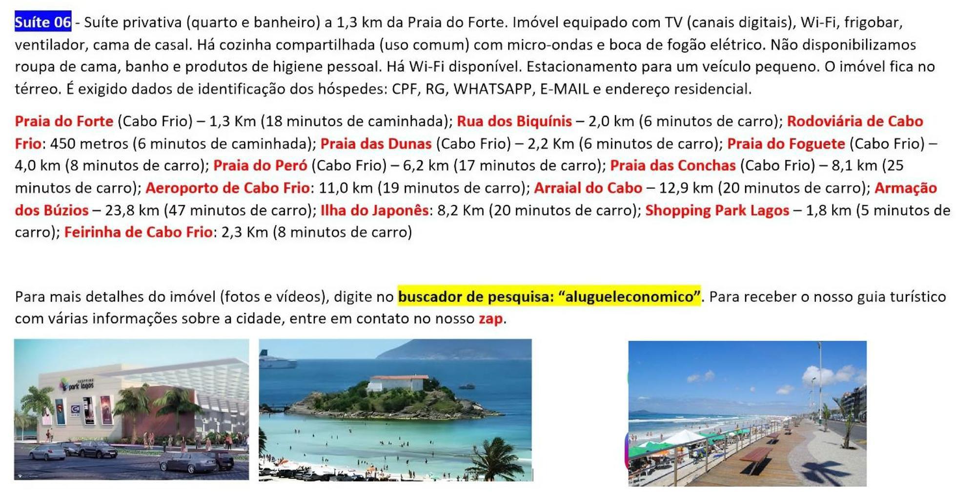 Cabo Frio - Suites - Jardim Flamboyant - Aluguel Economico Exteriér fotografie
